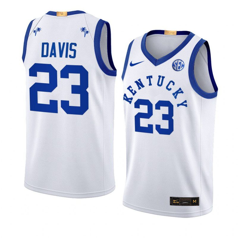 anthony davis alumni jersey 2022 big blue bahamas white