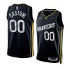 custom warriorsjersey 2022 select series black