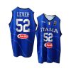 italy team 2023 fiba basketball world cup alessandro lever blue home jersey