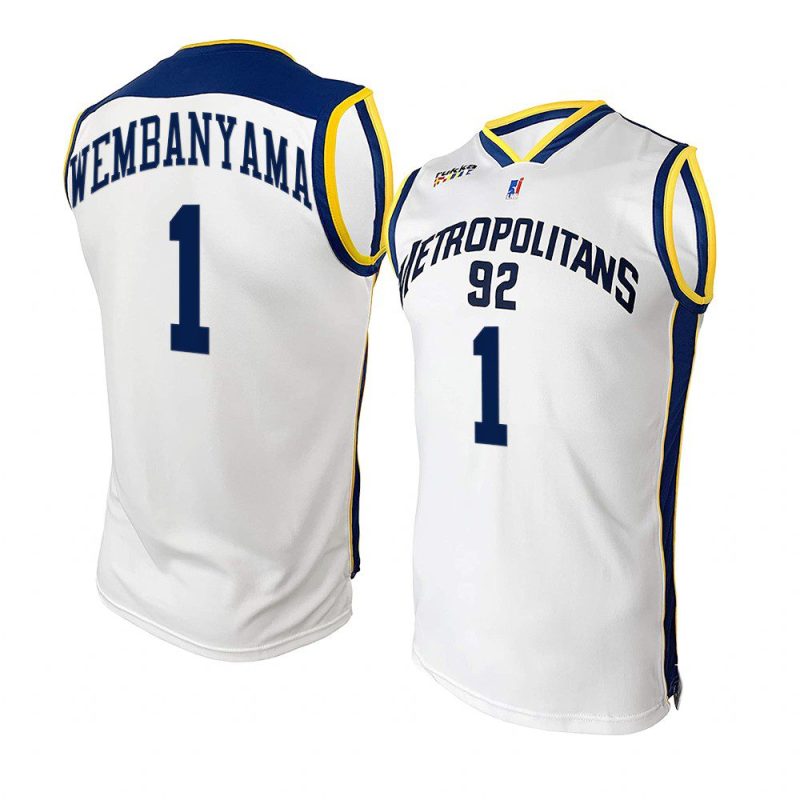 victor wembanyama home jersey pro a champion 2022 white