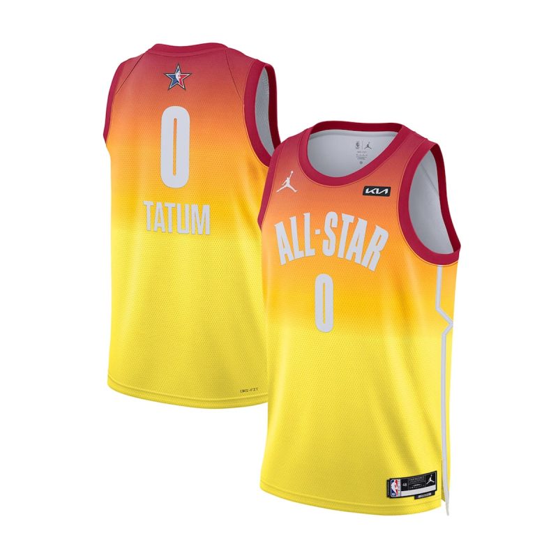 2023 NBA All Star Jayson Tatum Jersey 0 Boston Celtics Red Eastern Conference Uniform