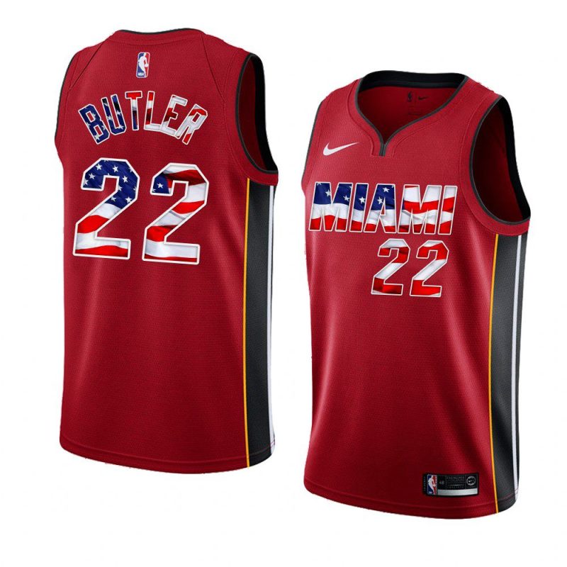 jimmy butler jersey 2022 4th of july red