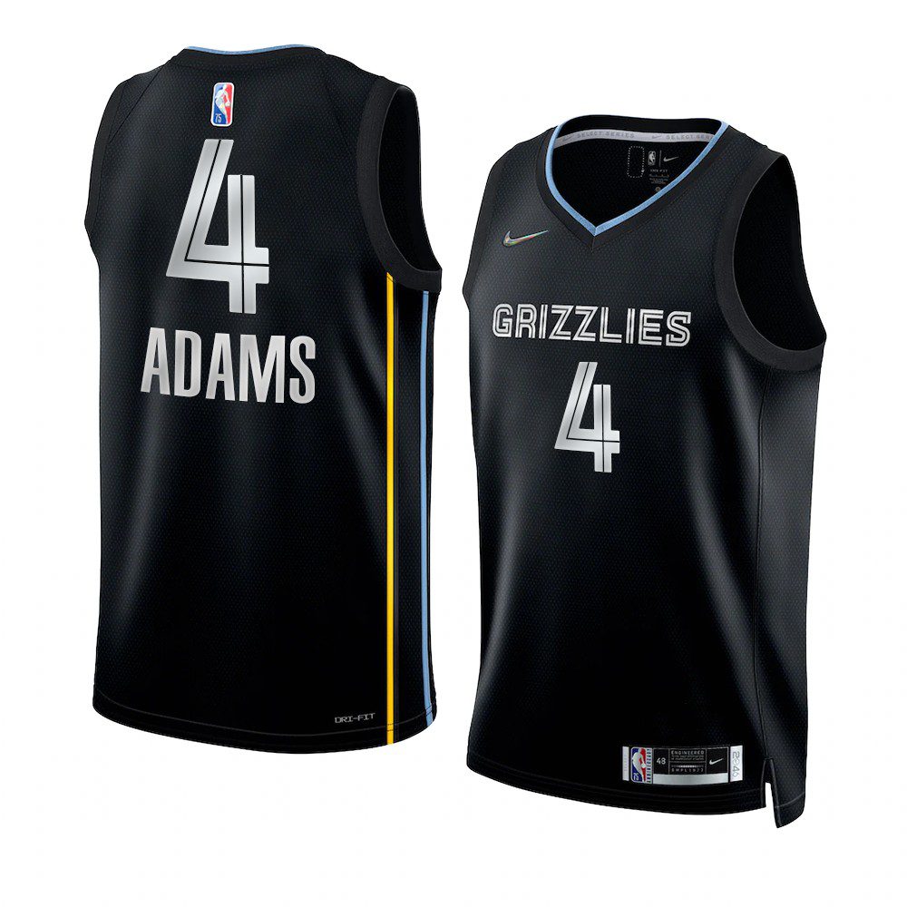 Steven Adams Memphis Grizzlies Select Series Jersey Black Men ...